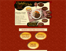 Tablet Screenshot of elisabethchalet.com